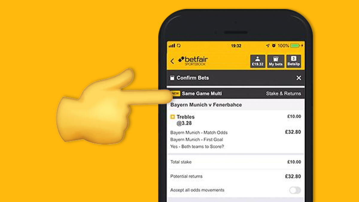 Placing a Multiple Bet 